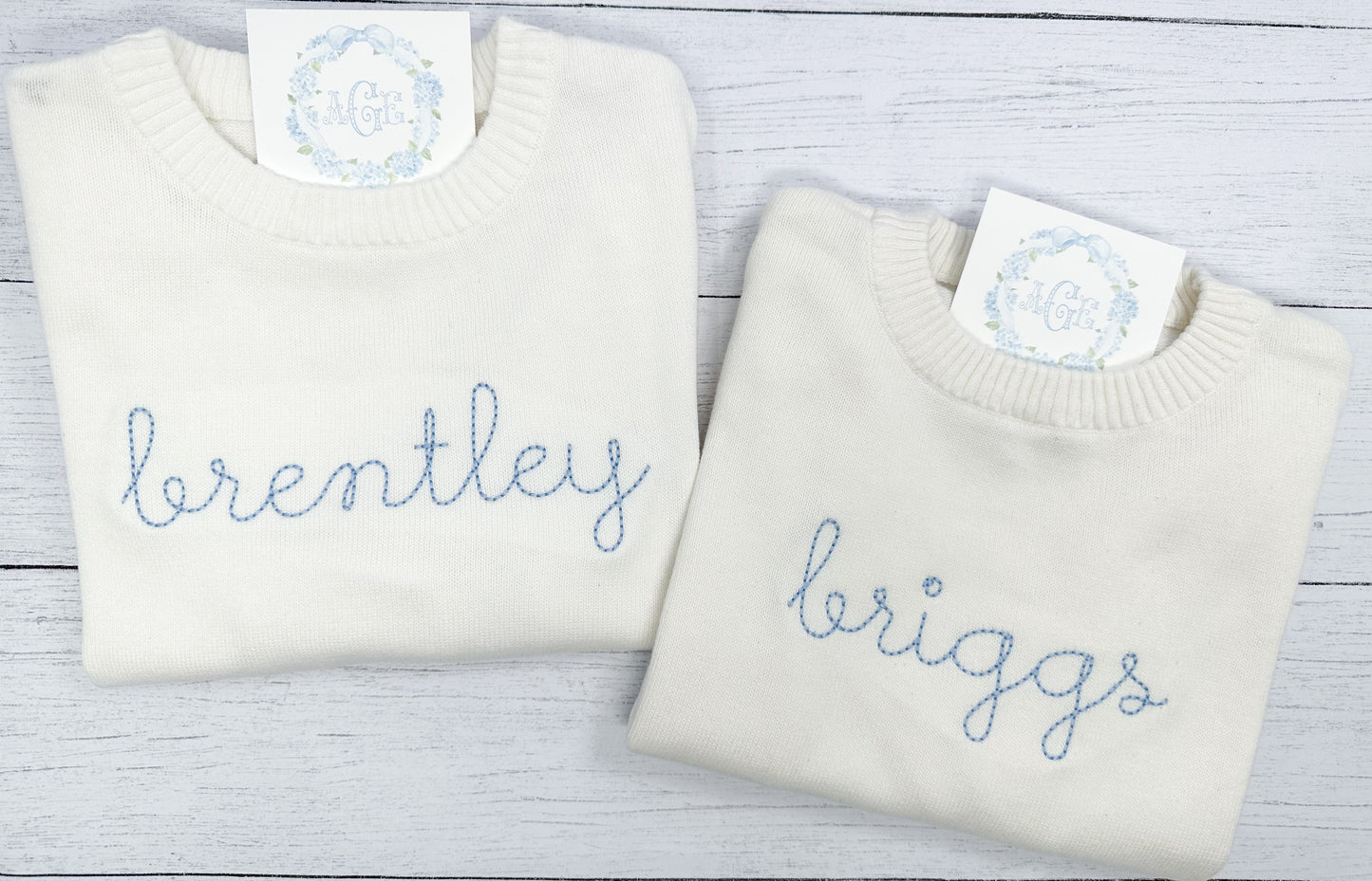 Crewneck Sweater PREORDER - Simple Name/Mono