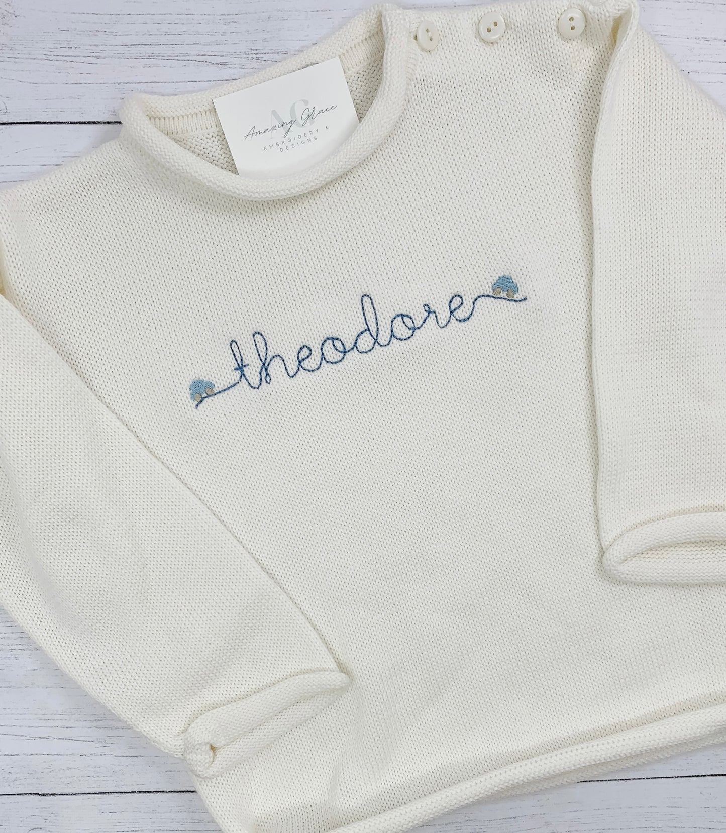 Rollneck Sweater PREORDER - Applique