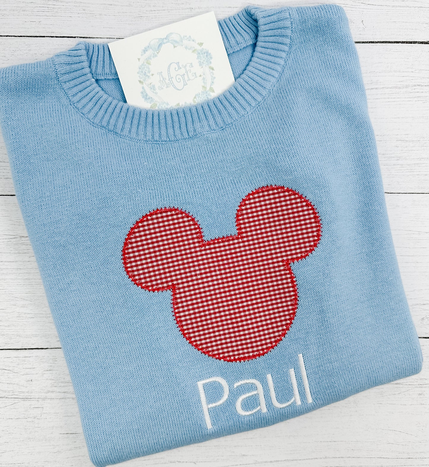 Crewneck Sweater PREORDER - APPLIQUE