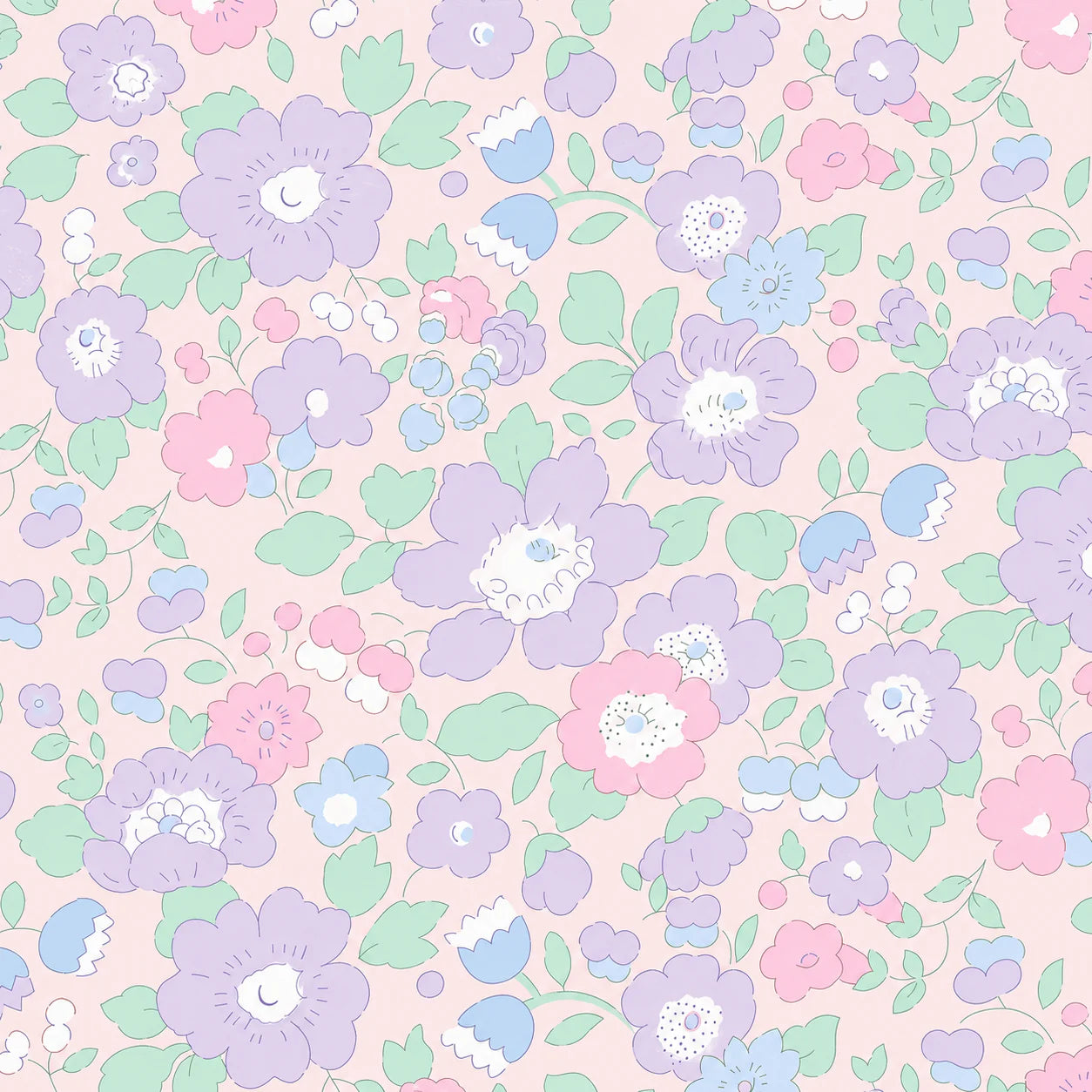Knit Floral Cotton Leggings