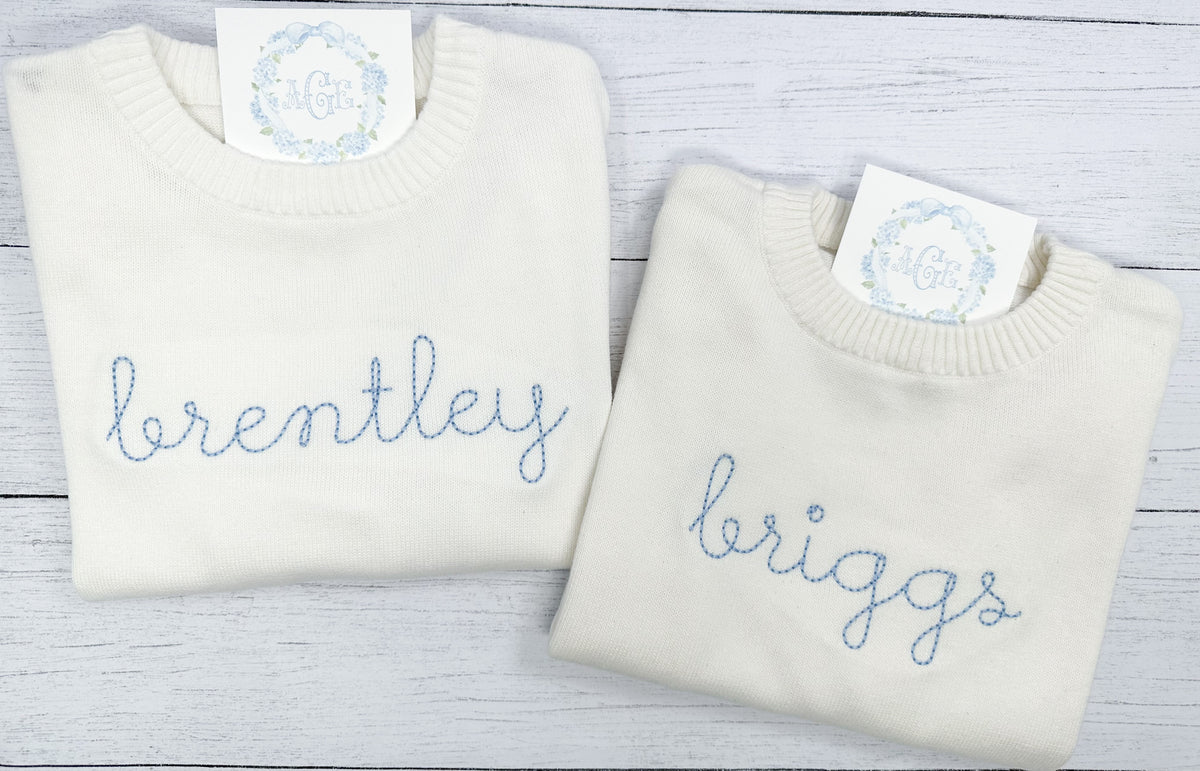 Crewneck Sweater PREORDER - Simple Name/Mono