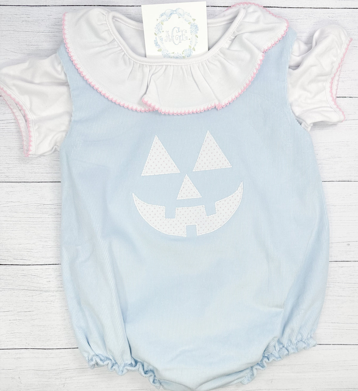 Jack O Lantern appliqué sweatshirt - bubble