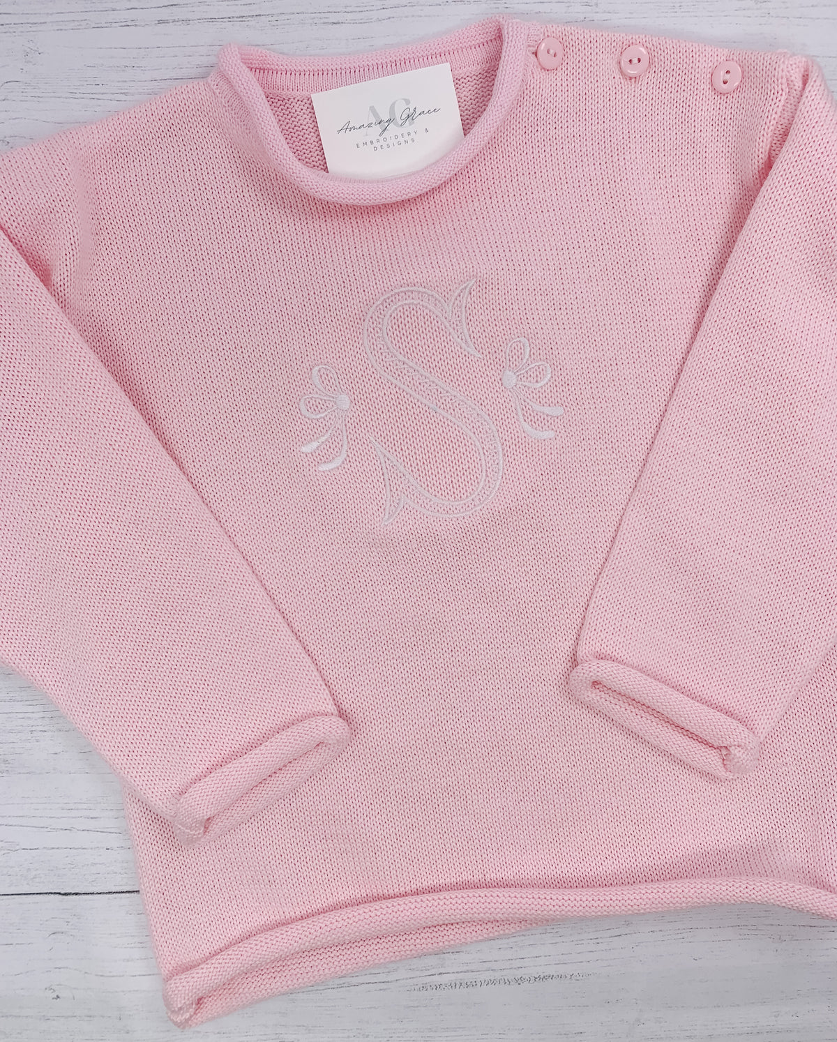 Rollneck Sweater PREORDER - Simple Mono/Name
