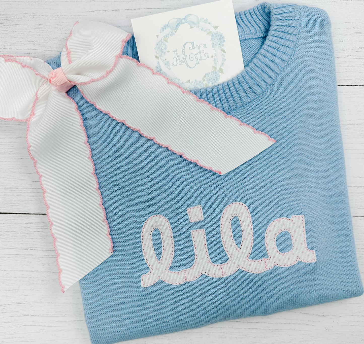 Crewneck Sweater PREORDER - APPLIQUE