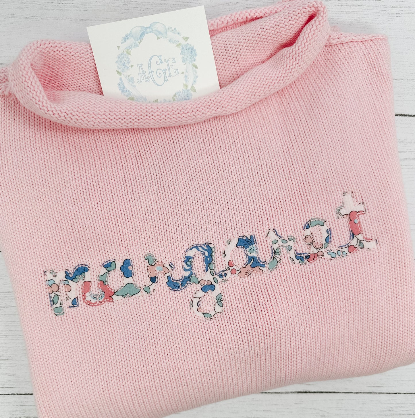 Rollneck Sweater PREORDER - APPLIQUE