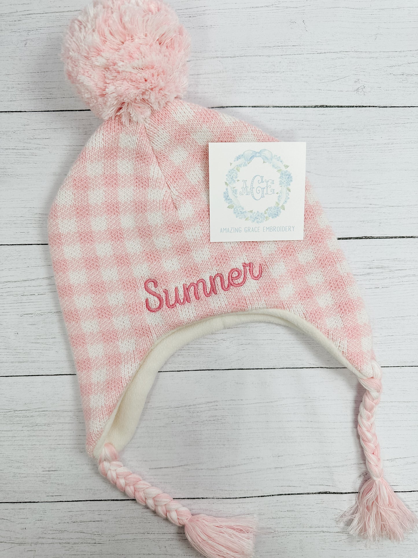Gingham Hat PREORDER