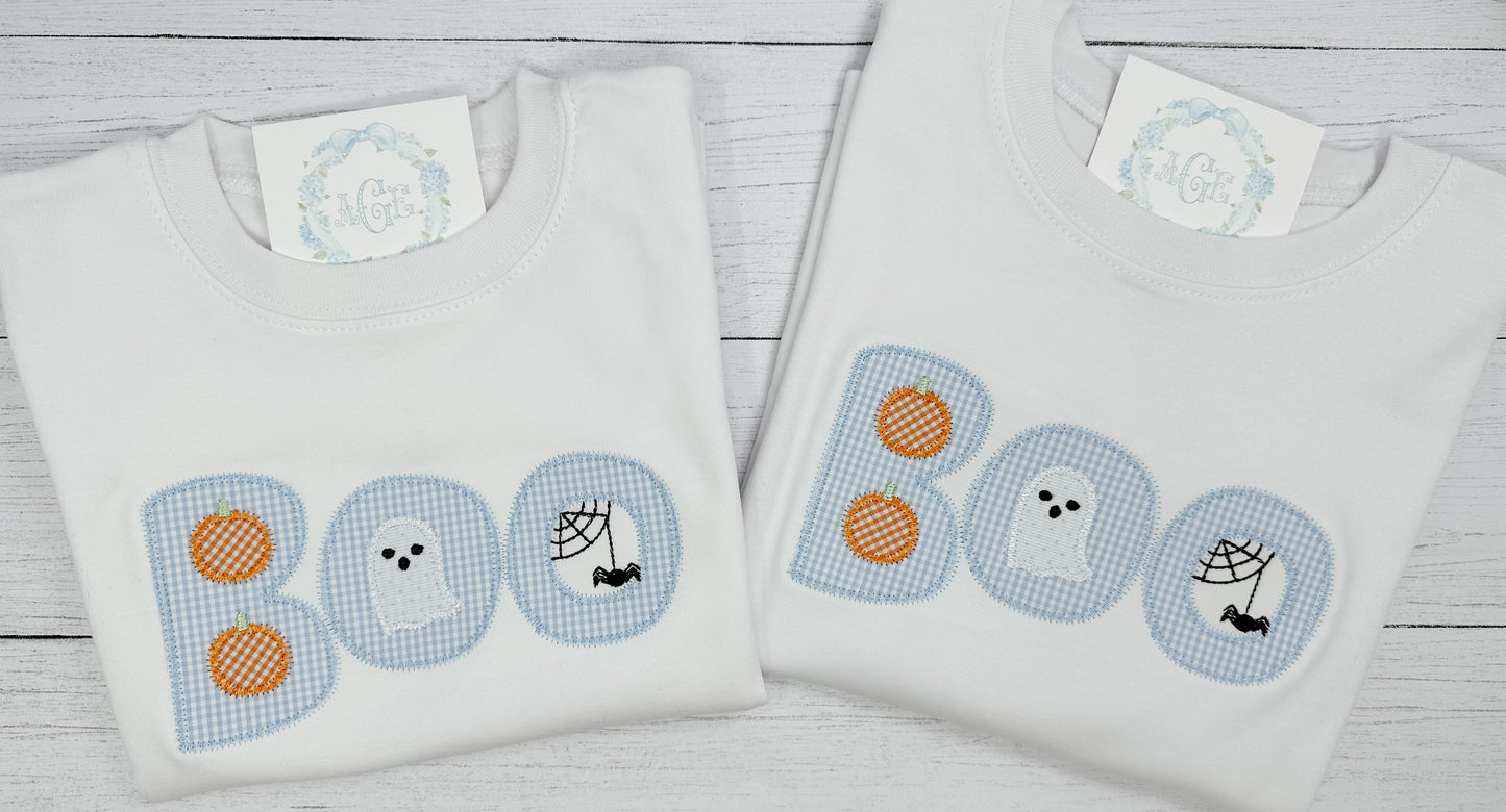 Spooky Boo appliqué tee - boys