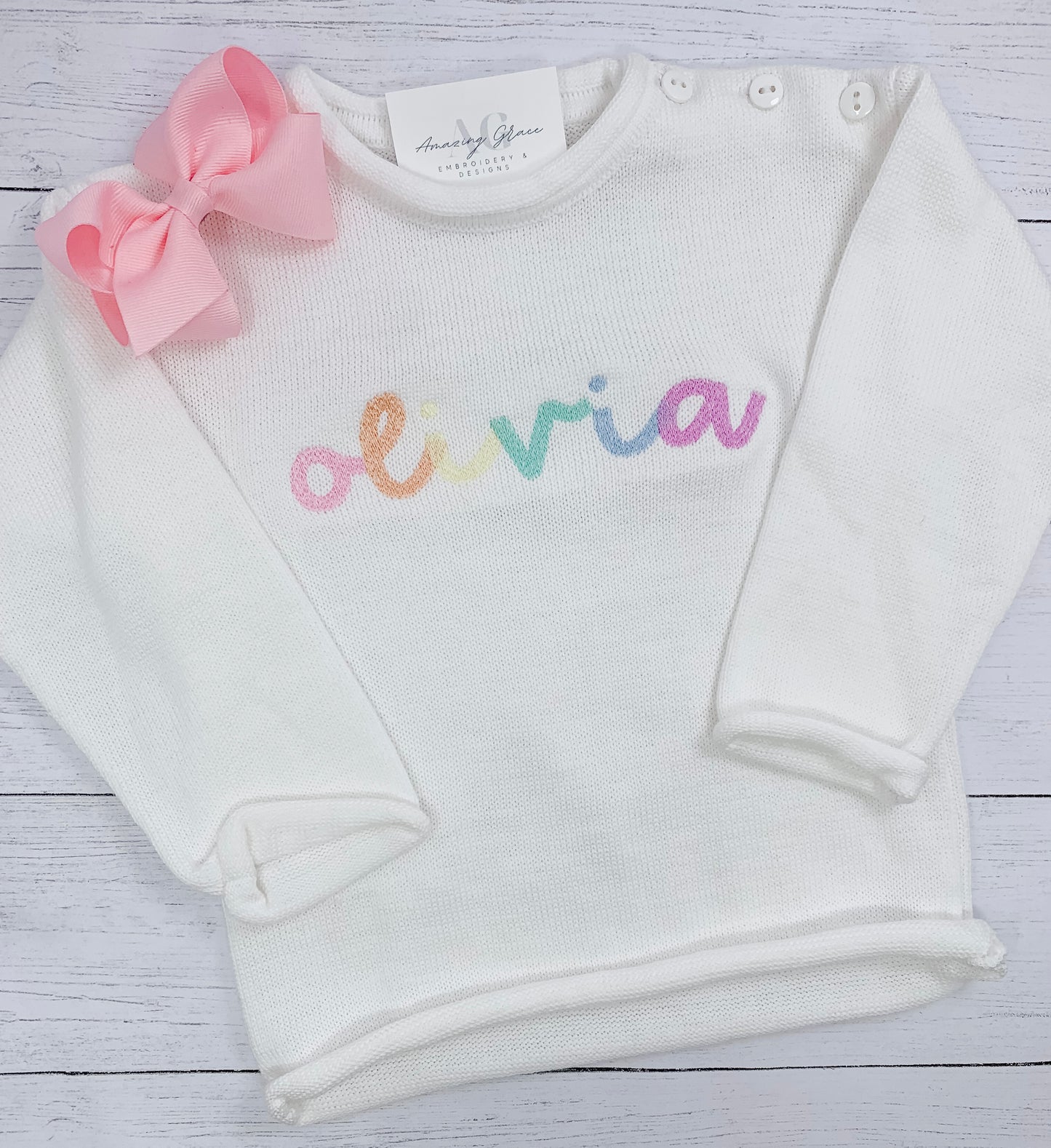 Rollneck Sweater PREORDER - Applique