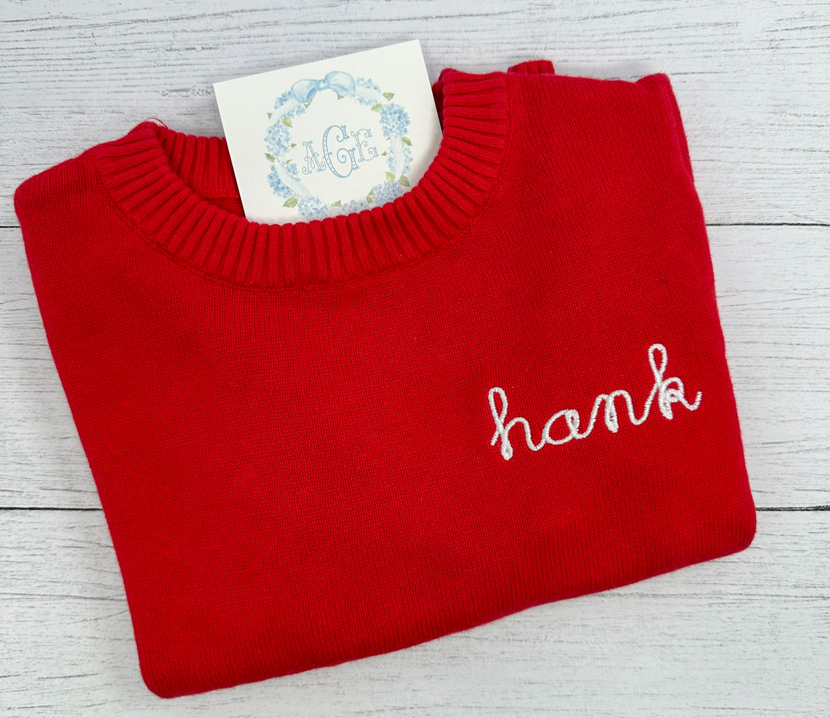 Crewneck Sweater PREORDER - Simple Name/Mono