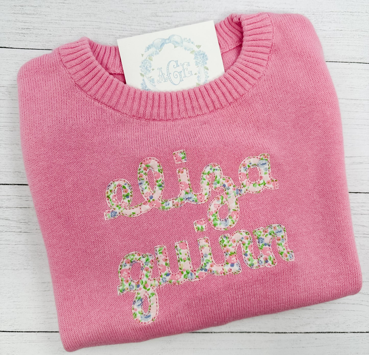 Crewneck Sweater PREORDER - APPLIQUE