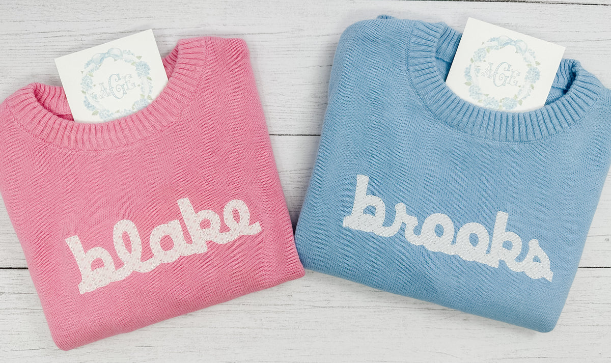 Crewneck Sweater PREORDER - APPLIQUE