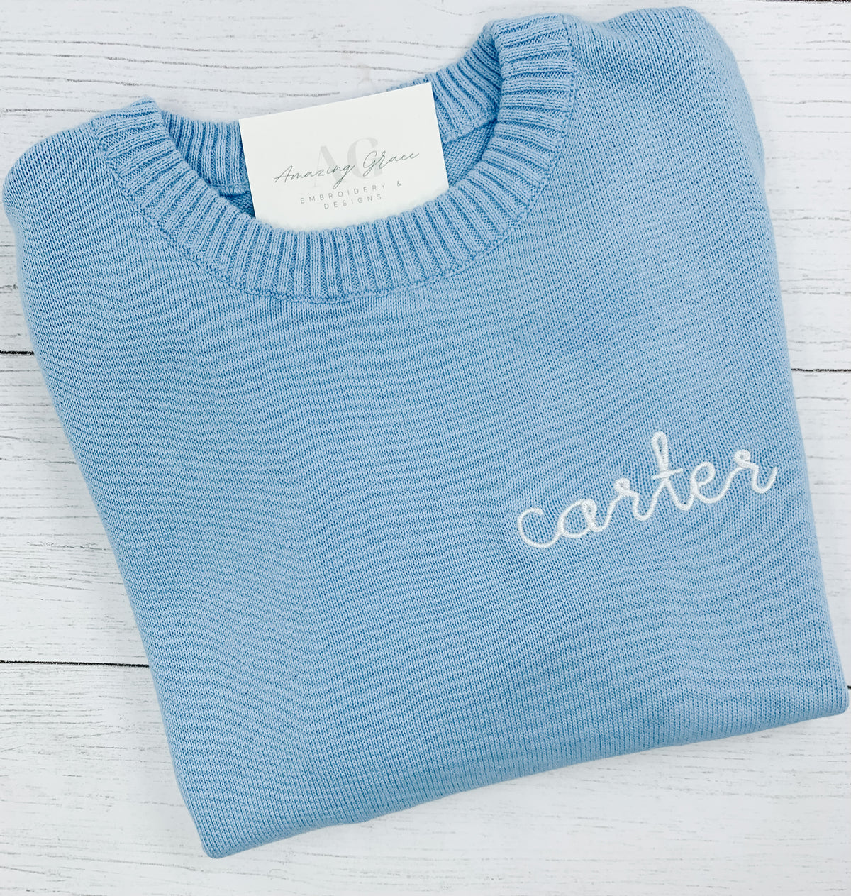 Crewneck Sweater PREORDER - Simple Name/Mono