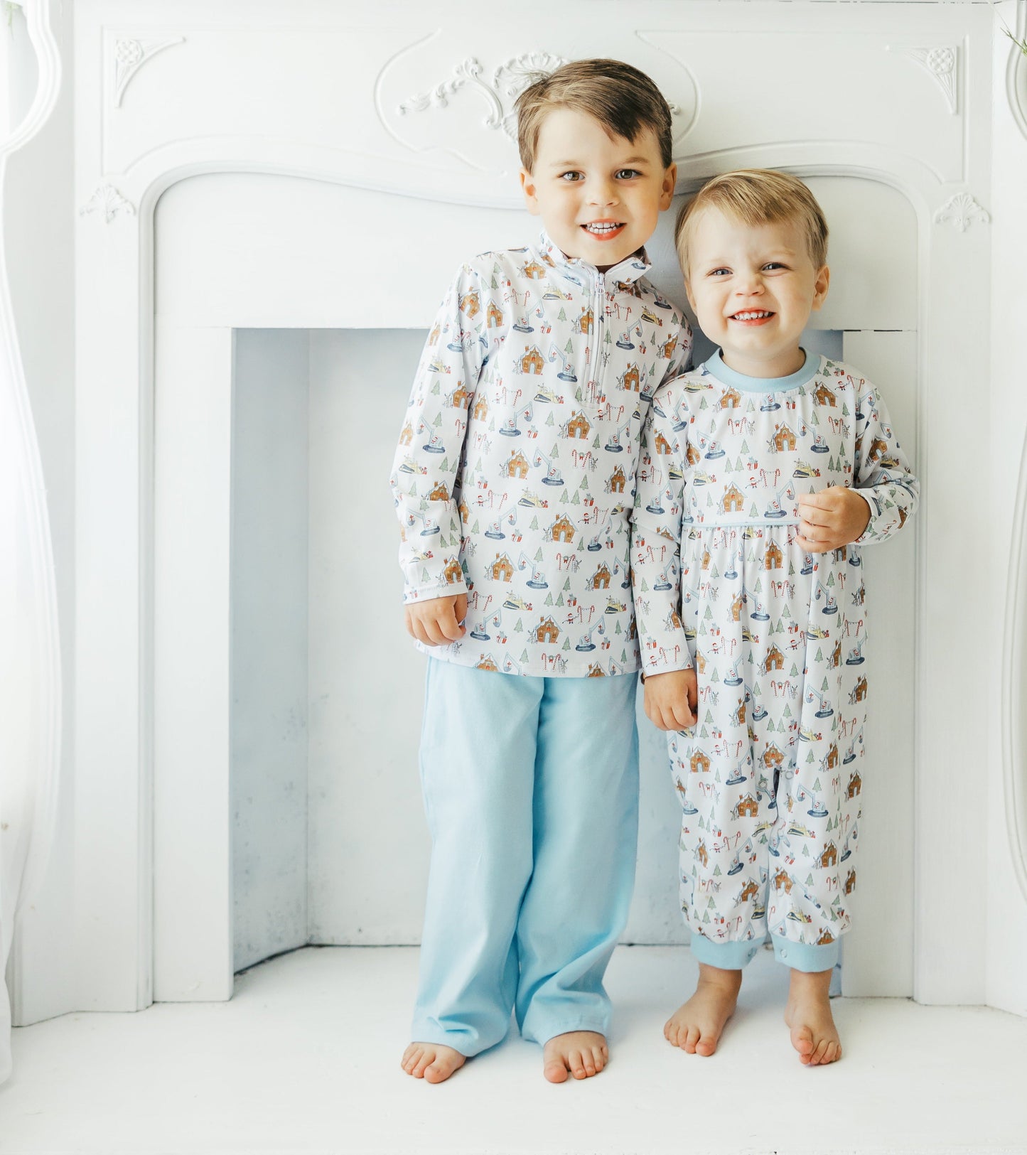 Constructing Christmas Patrick Romper