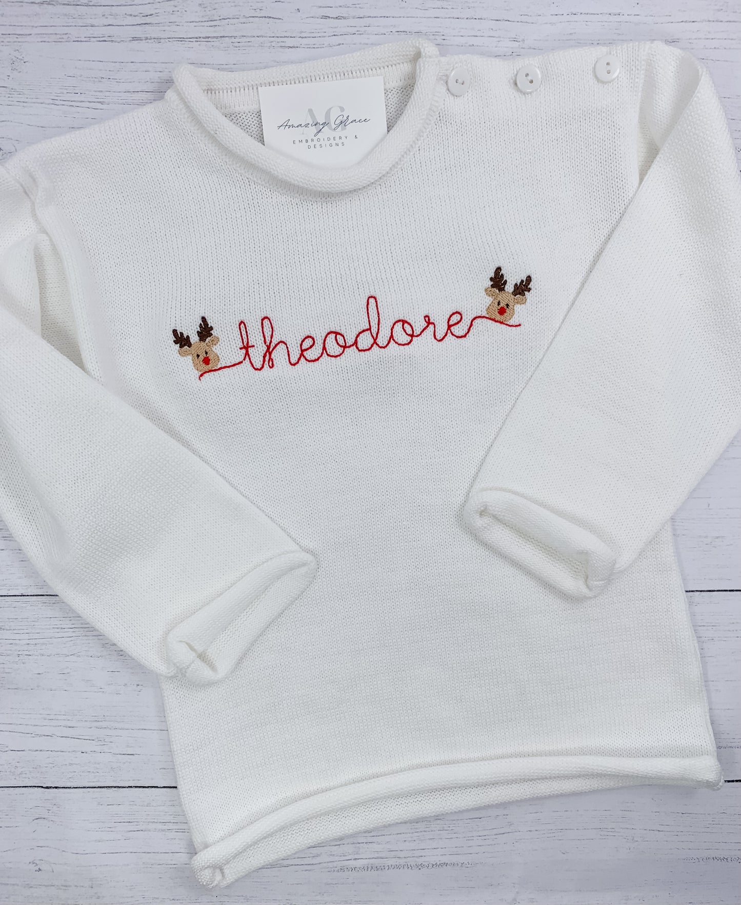 Rollneck Sweater PREORDER - Applique