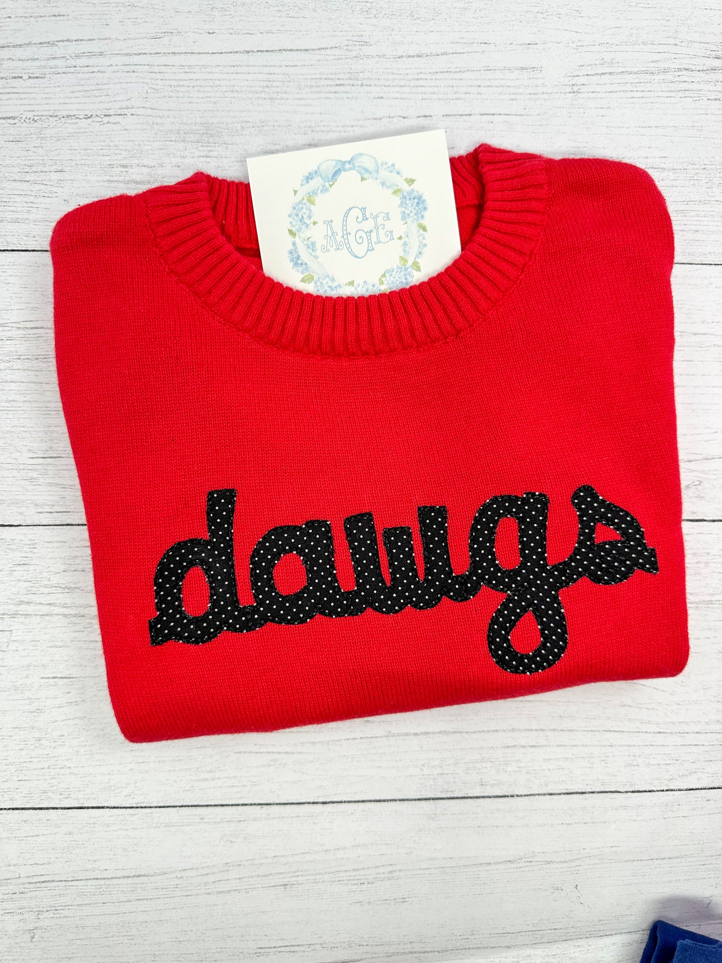 Crewneck Sweater PREORDER - APPLIQUE