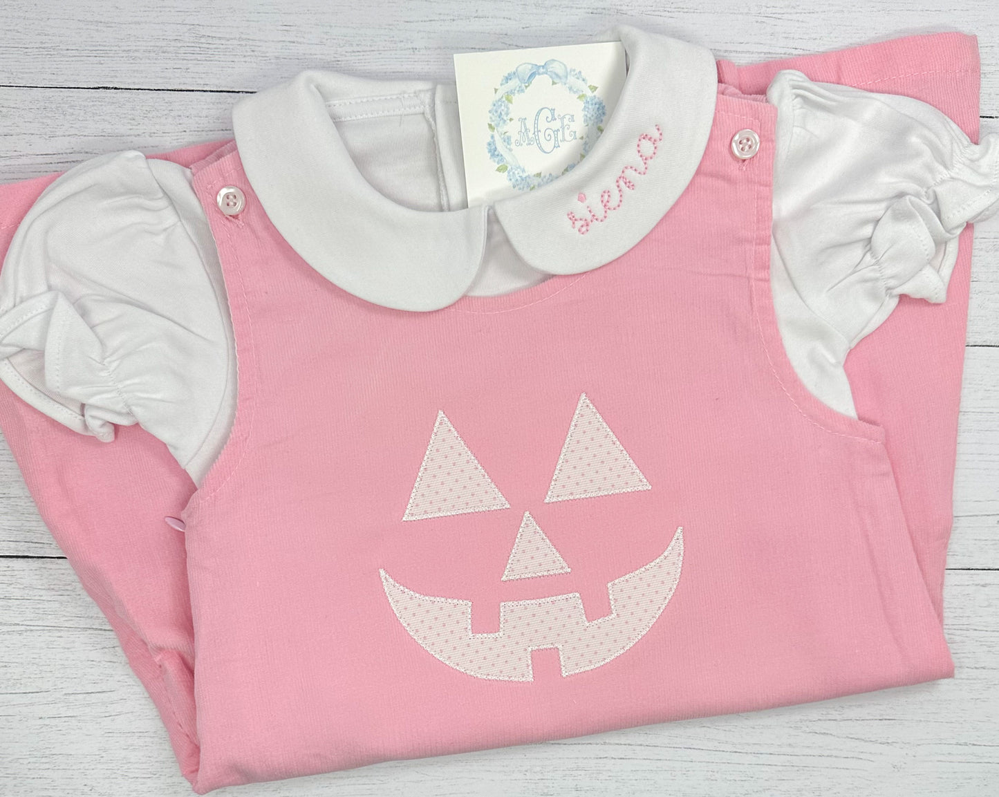 Jack O Lantern appliqué sweatshirt - bubble