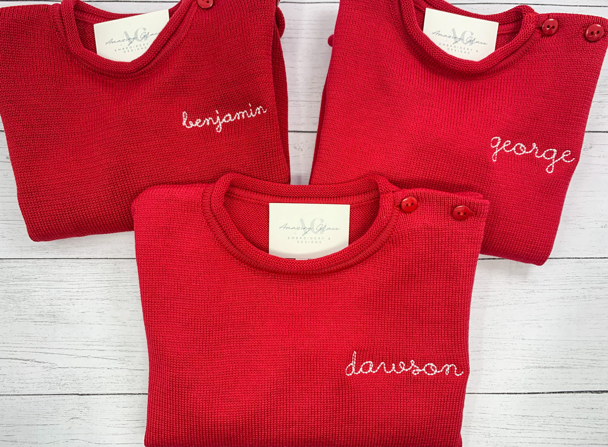 Rollneck Sweater PREORDER - Simple Mono/Name
