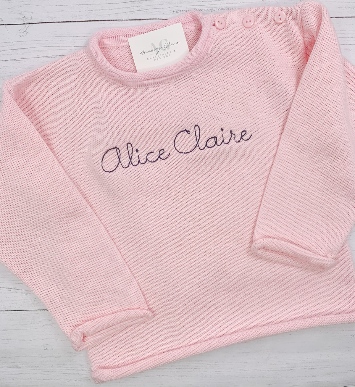 Rollneck Sweater PREORDER - Simple Mono/Name