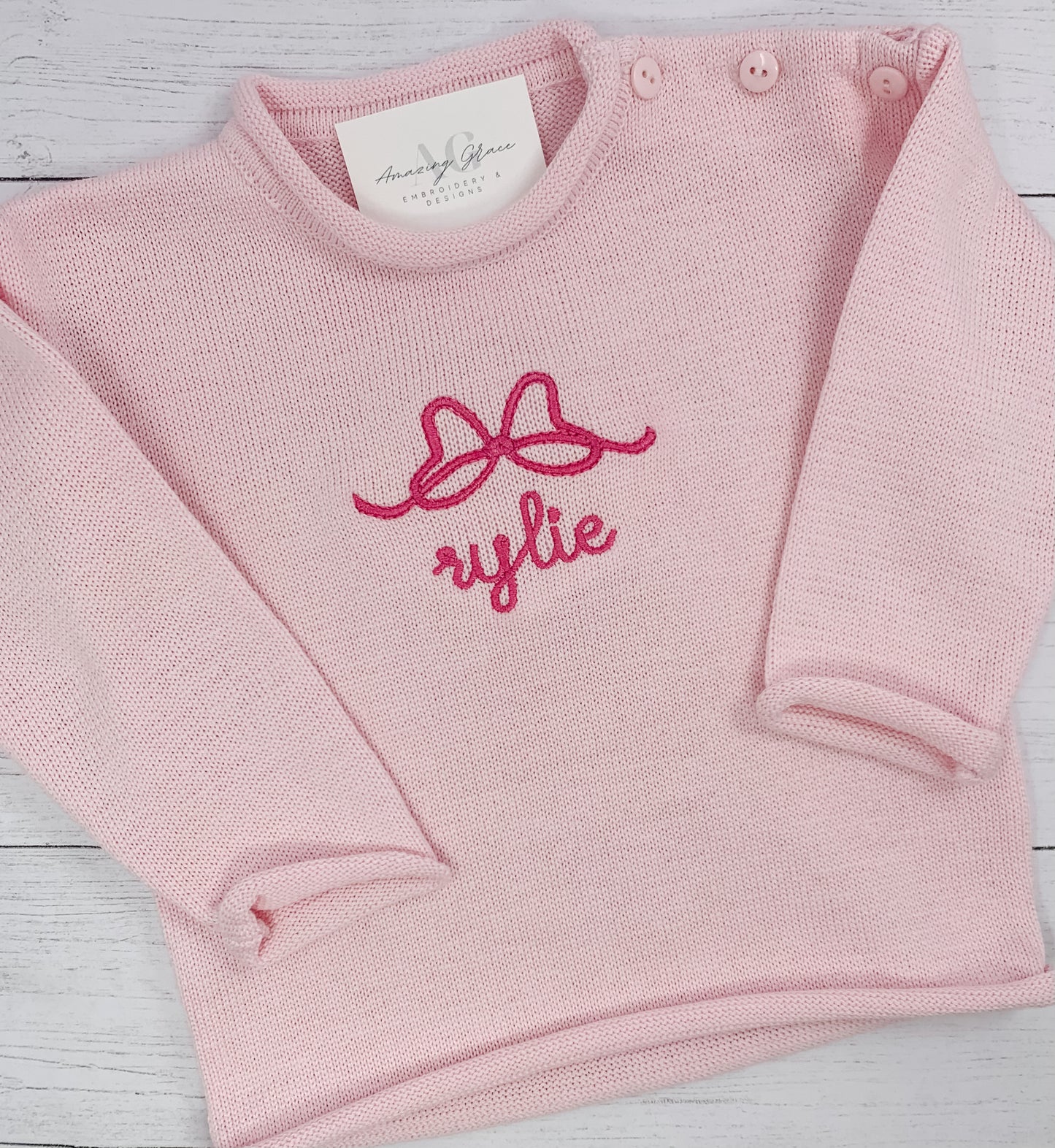 Rollneck Sweater PREORDER - Applique