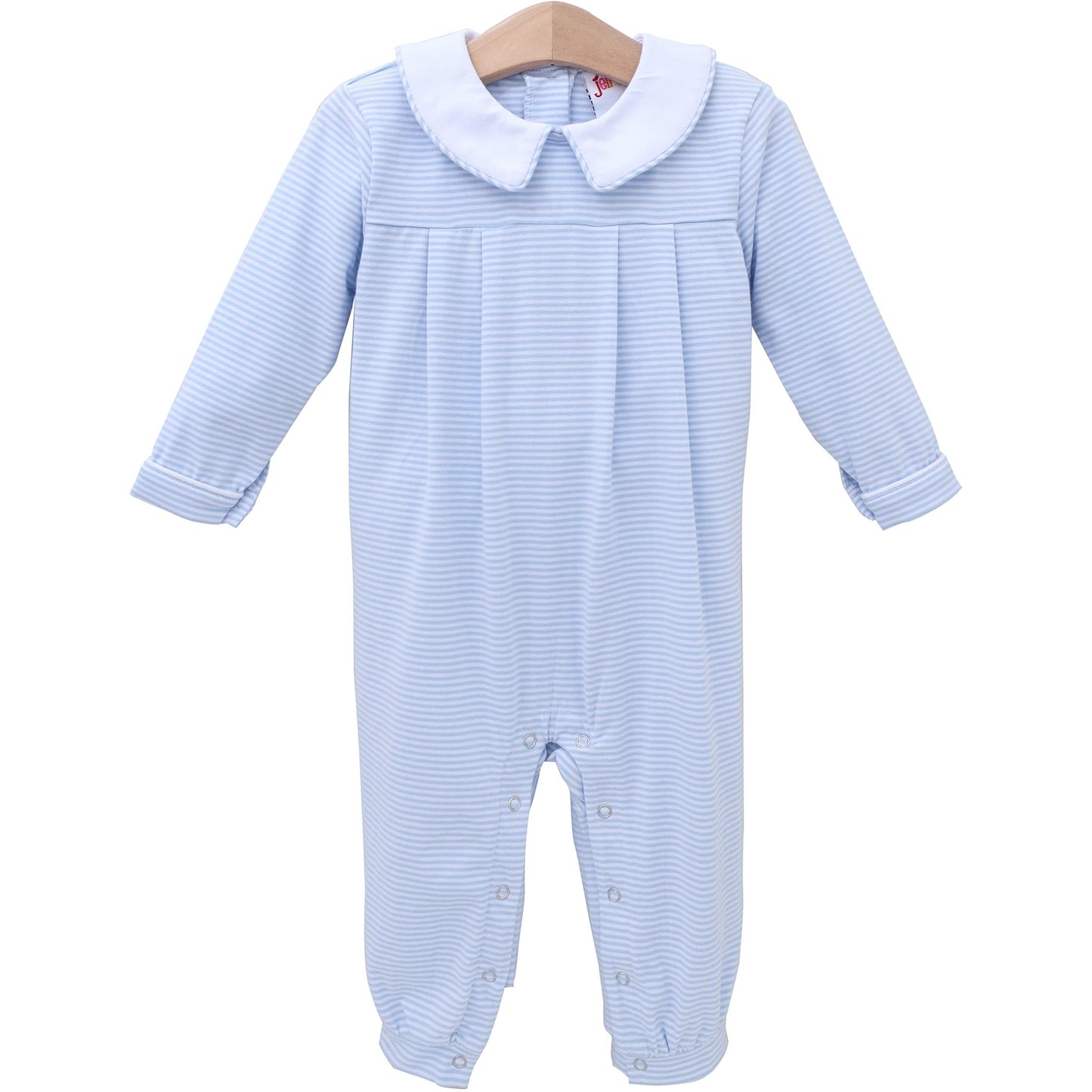Henry Romper - light blue stripe