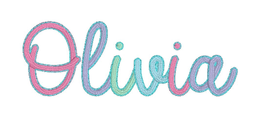 Multicolor Name Tee - girls
