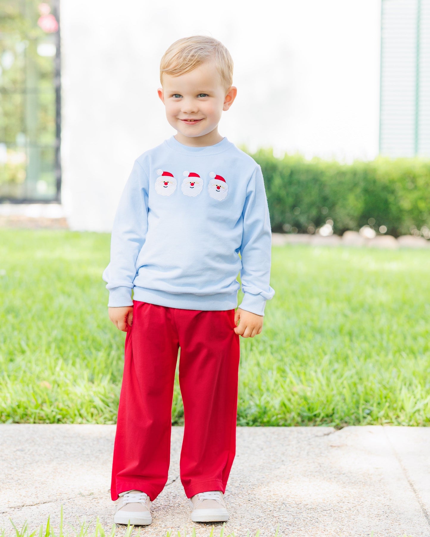 Santa Pullover - blue