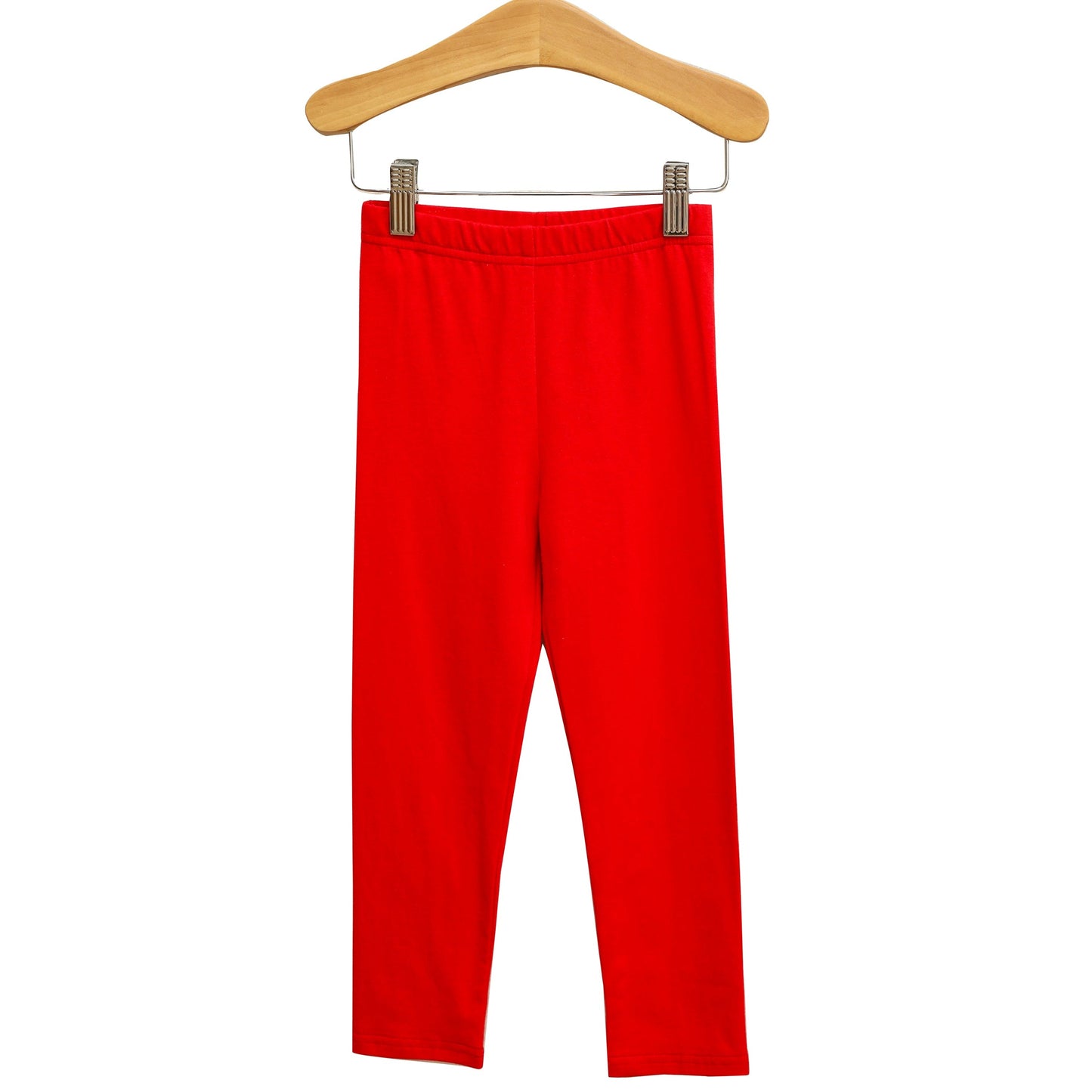 Knit Leggings - red