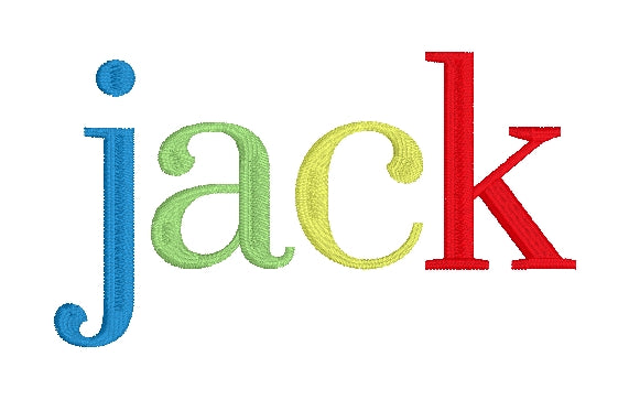 Multicolor Name Tee - boys